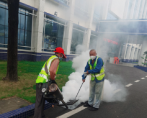 珠海基孔肯雅熱消殺防控現場